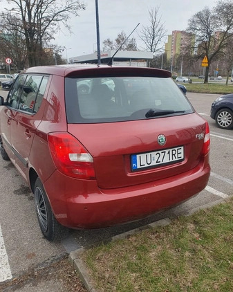 Skoda Fabia cena 13900 przebieg: 199000, rok produkcji 2009 z Lublin małe 106
